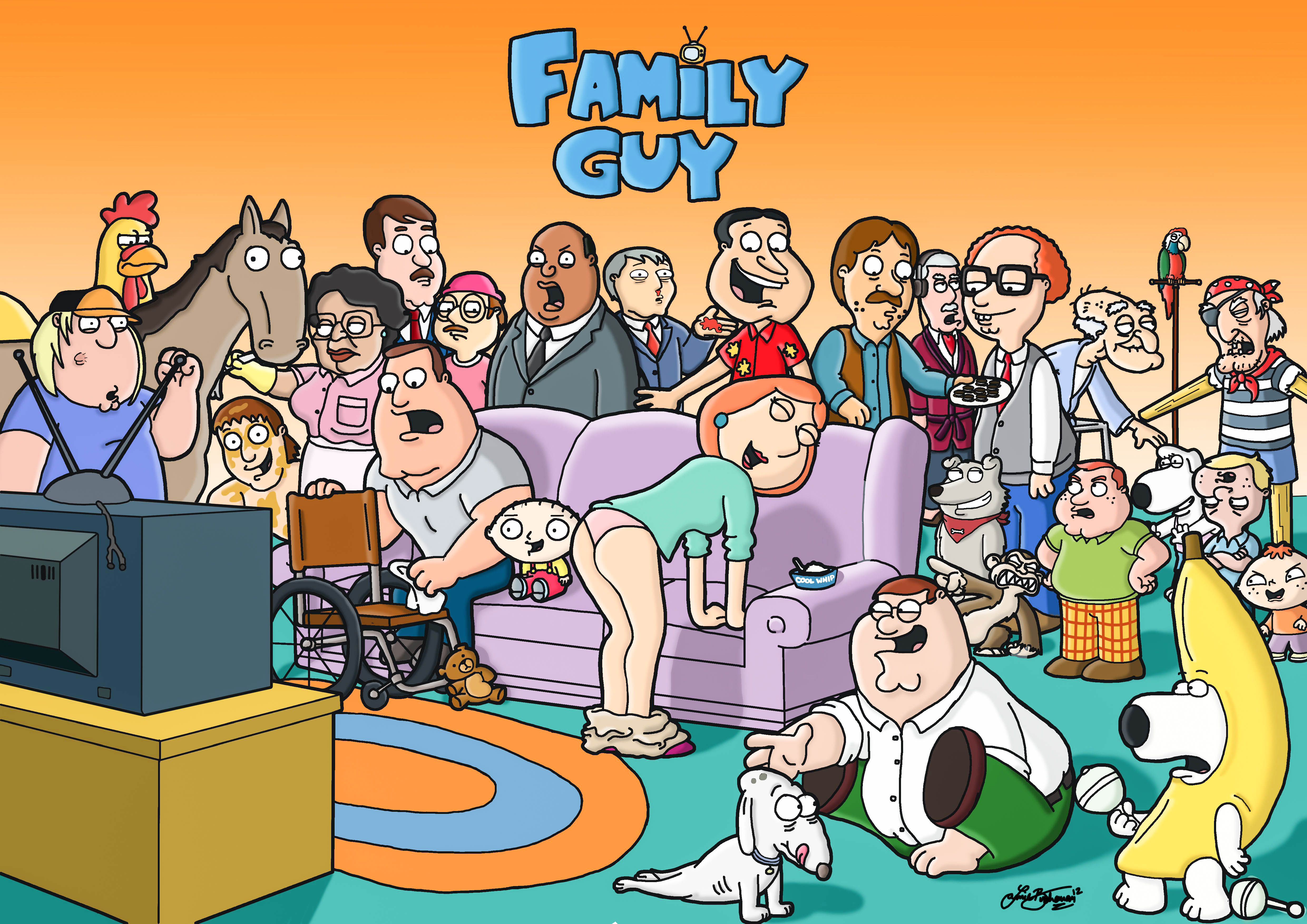 25] Family Guy Supreme Wallpapers on WallpaperSafari 4961x3508