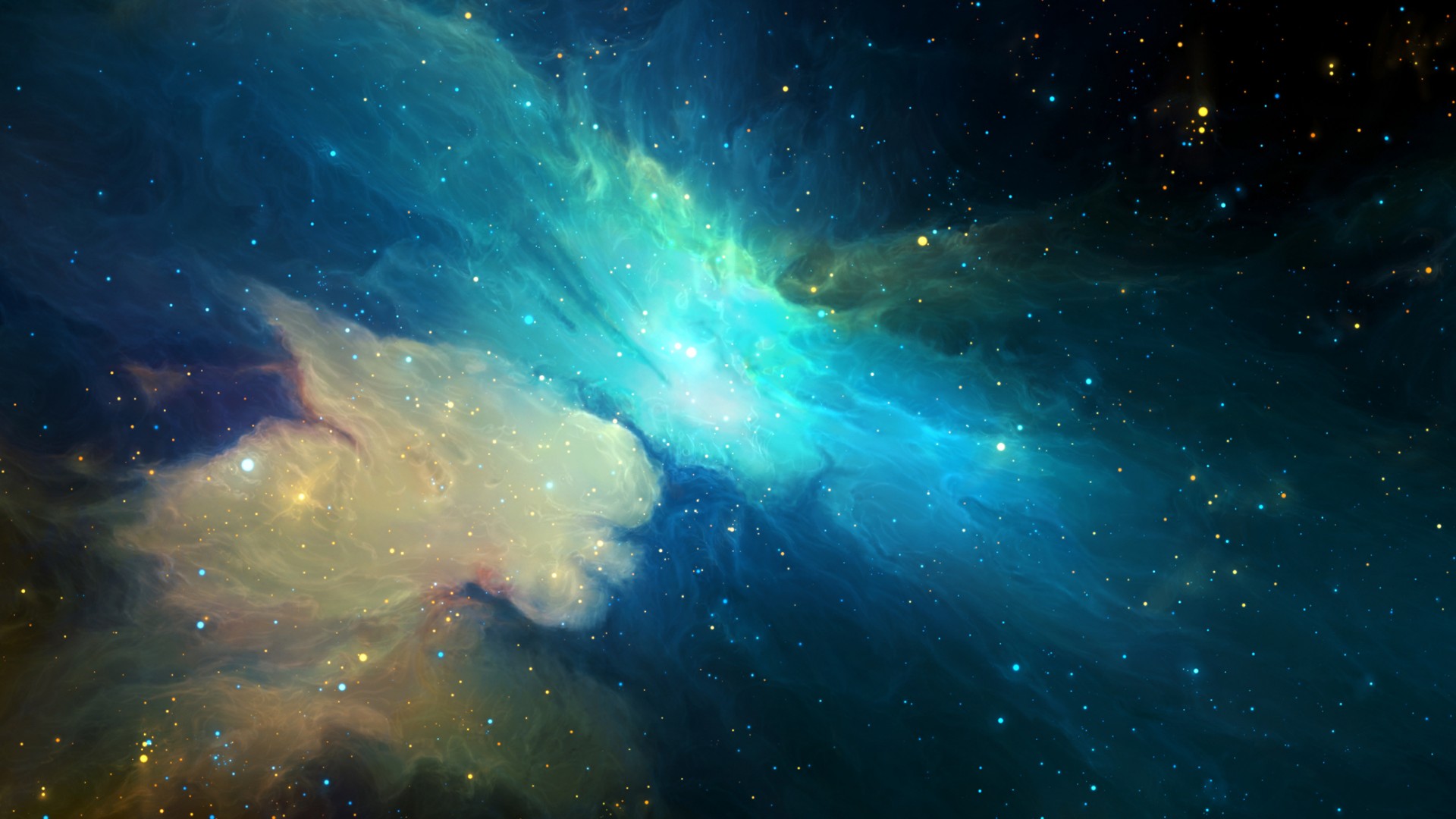 Space Stars Nebula Art Wallpaper