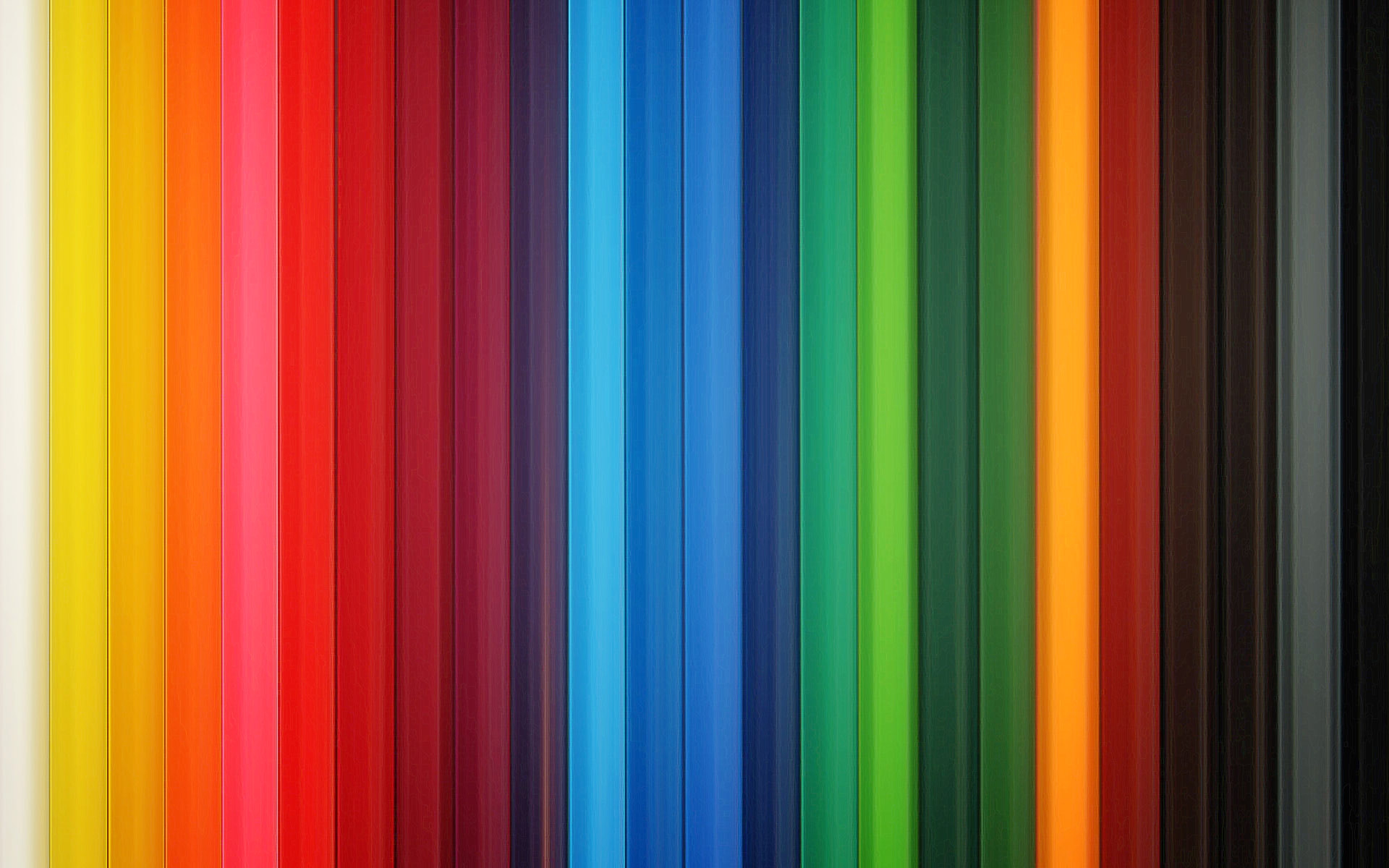 Colorful Pencils Wallpaper HD