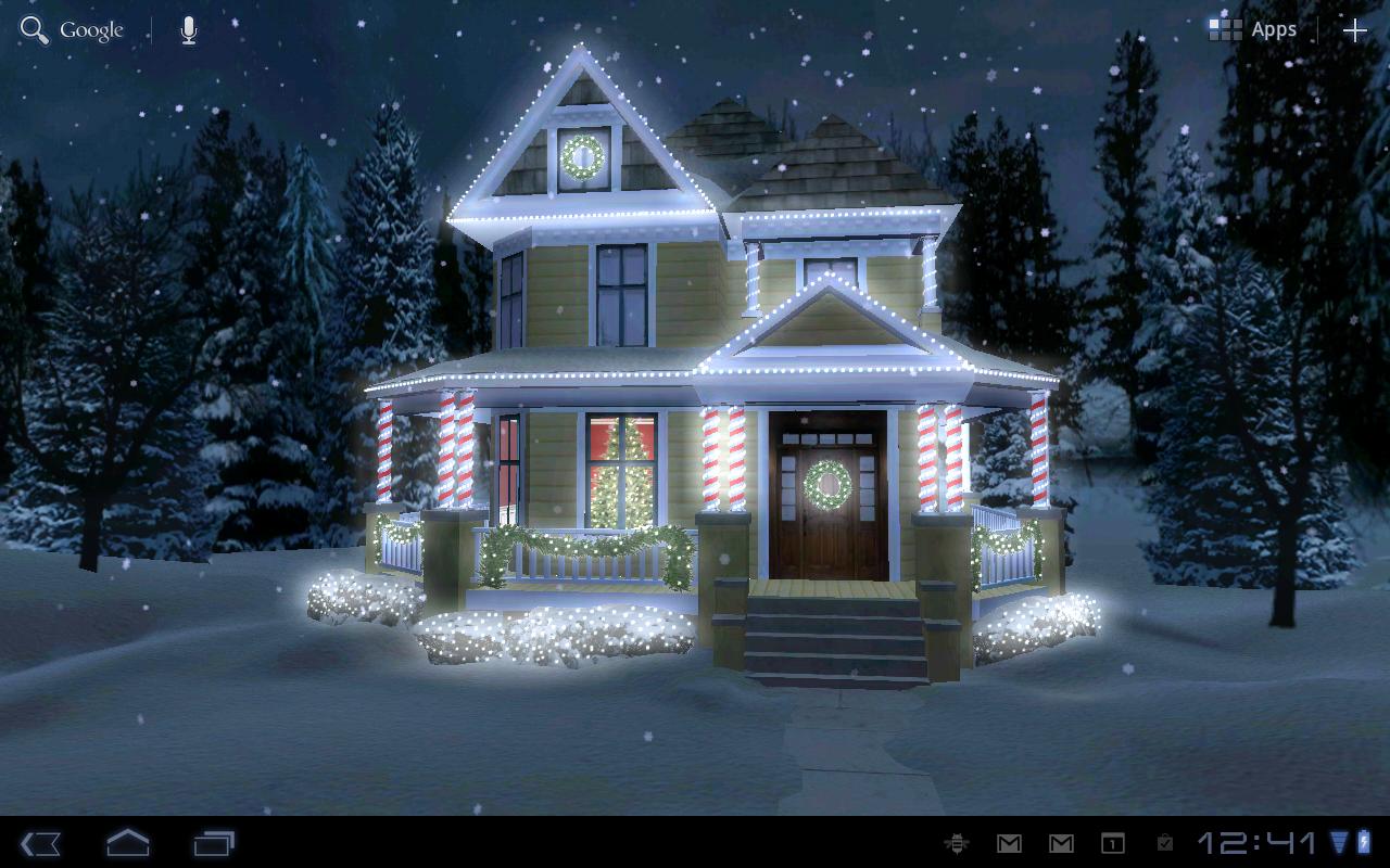 Holiday Lights Live Wallpaper Android Apps On Google Play