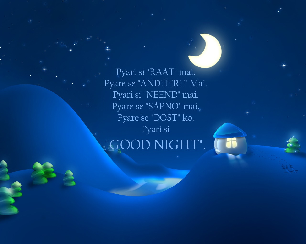 Goodnight Love Wall Quote Good Night Wallpaper