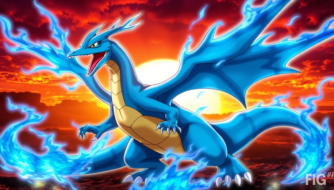 Pokemon Mega Charizard X Wallpaper