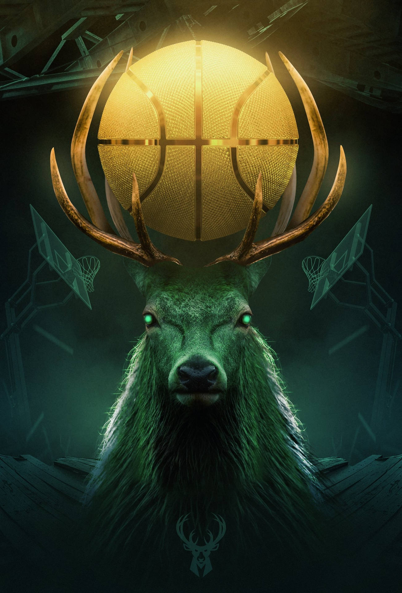 Passionate Energy Of Milwaukee Bucks Vg17uoucea6c9sfi Wallpaper