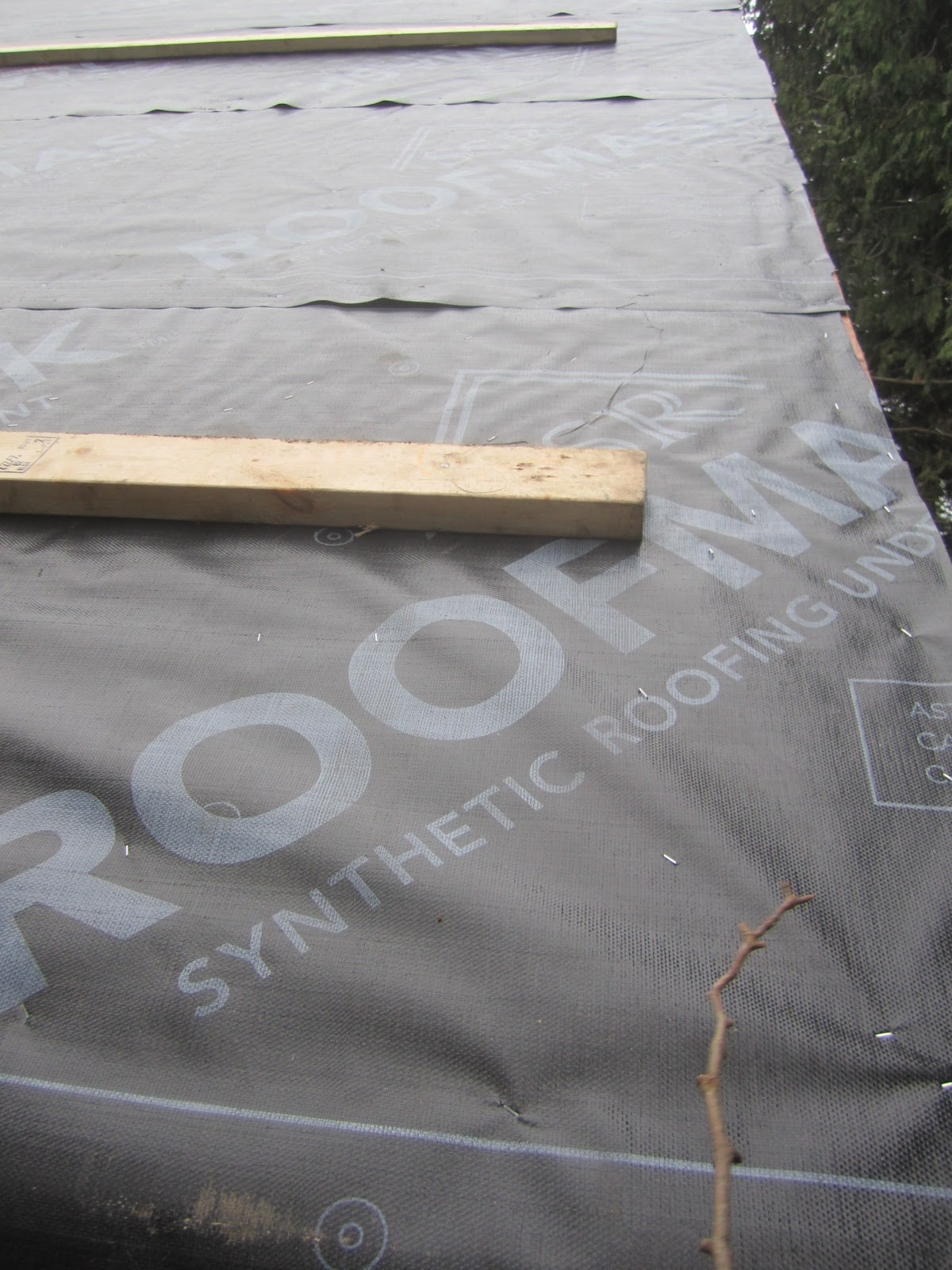 Roofing Underlay Synthetic Replaces The Old Tar Paper