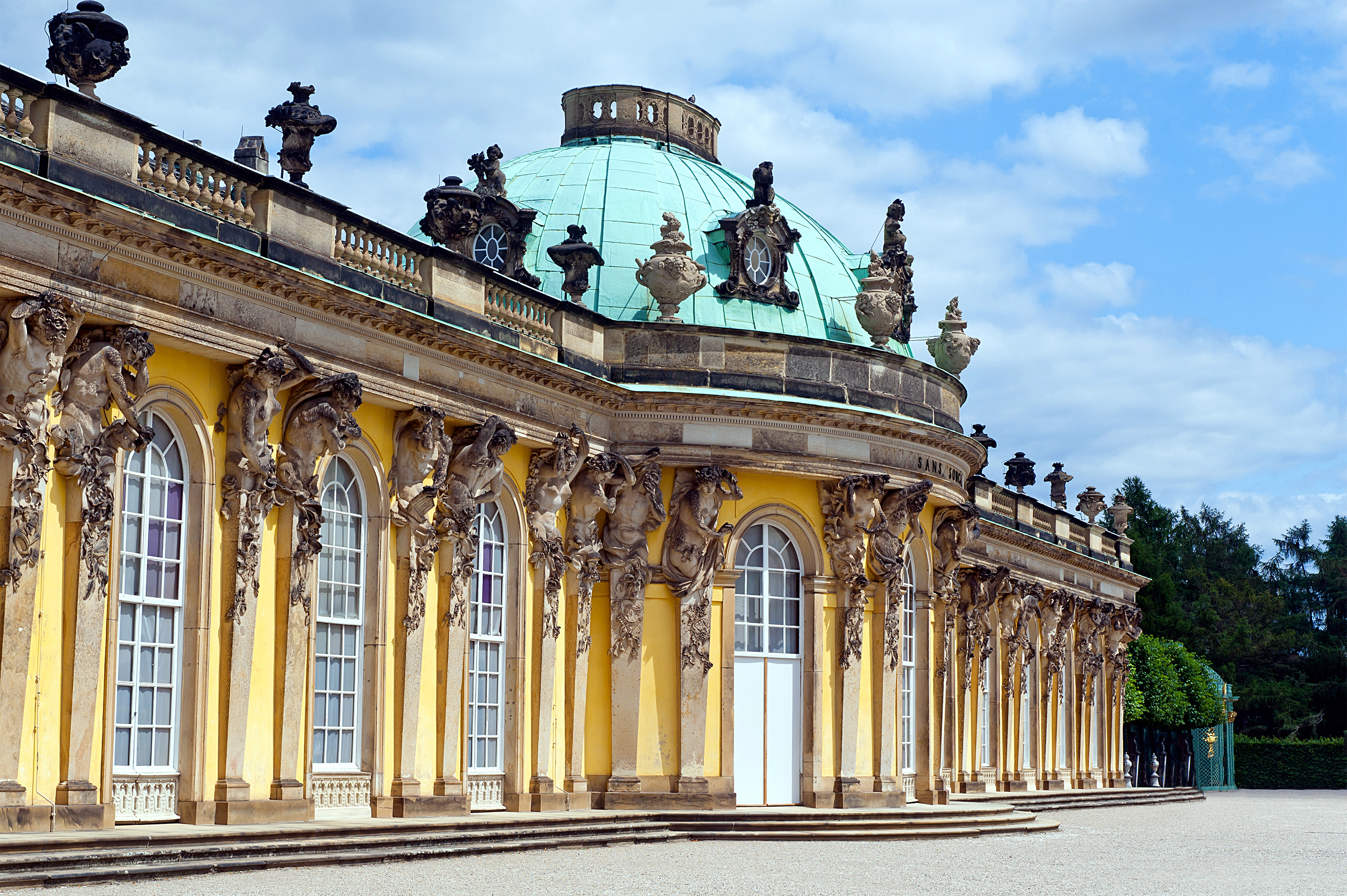 Sanssouci Palace In Potsdam Germany Wallpaper Gallery