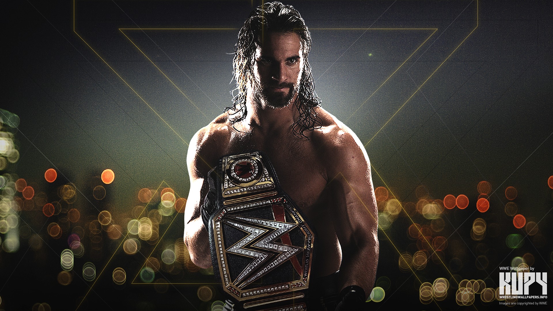 Wwe Champion Seth Rollins HD Wallpaper