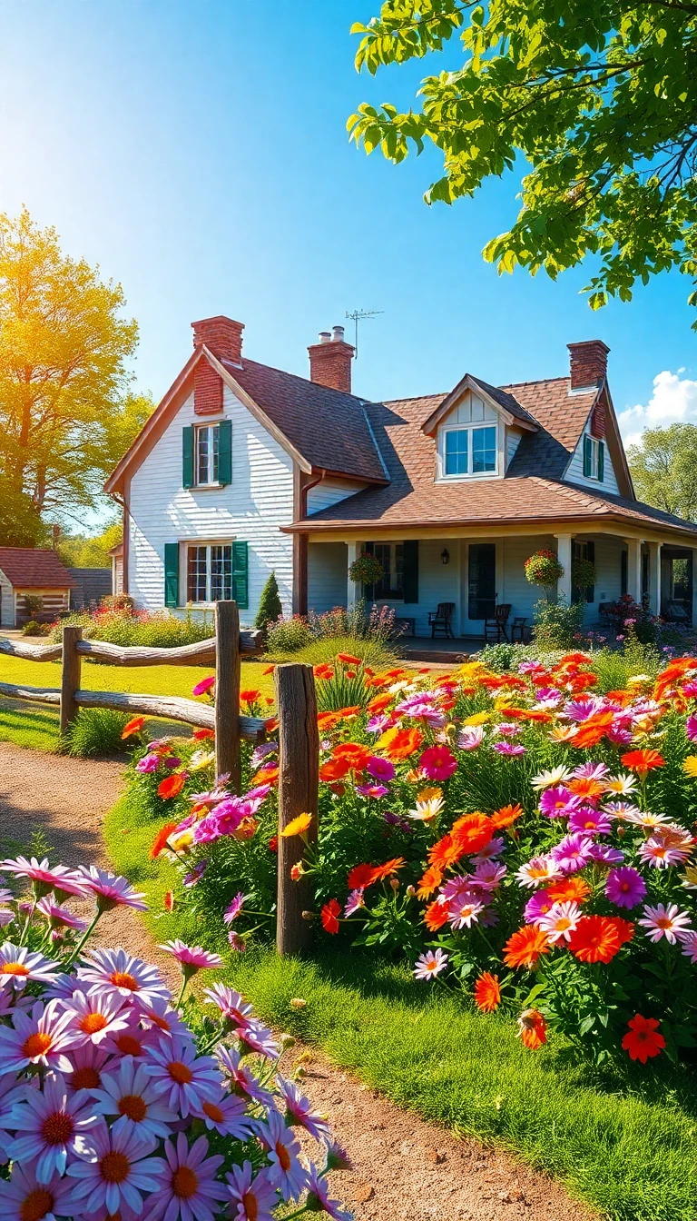 Farmhouse Flower Wallpaper