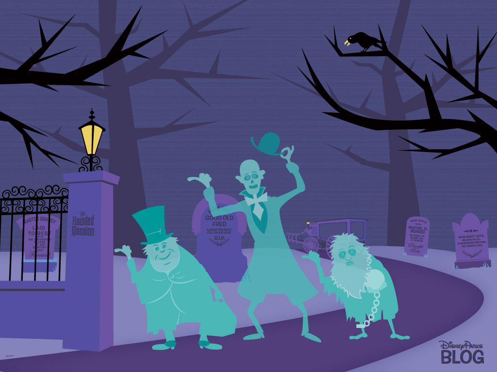 Parks Our Haunted Mansion Wallpaper Disney
