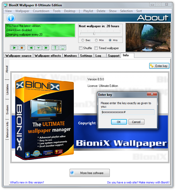 Bionix Desktop Wallpaper Changer License Activation Support
