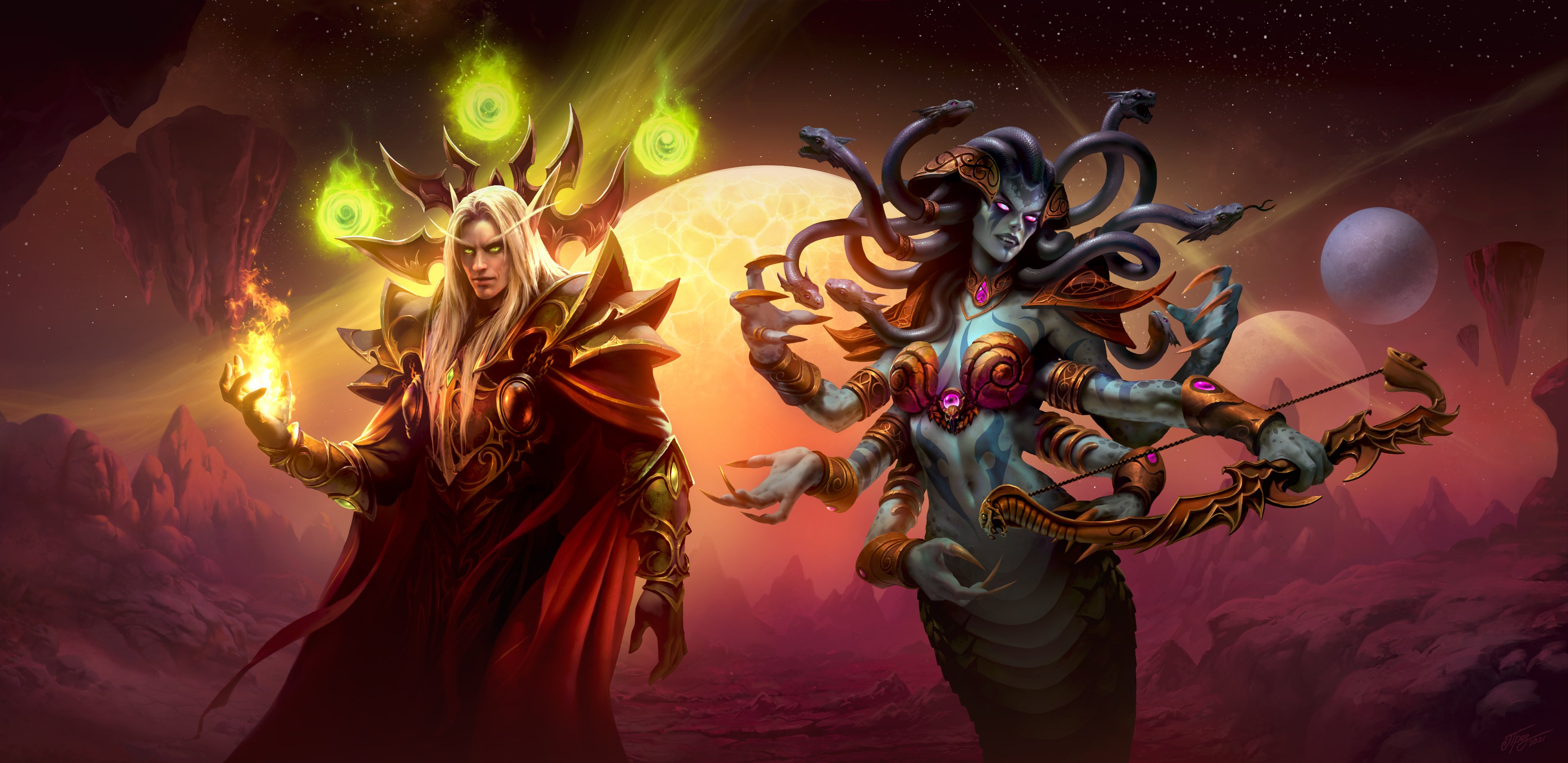 World Of Warcraft Overlords Outland 4k Wallpaper HD Games