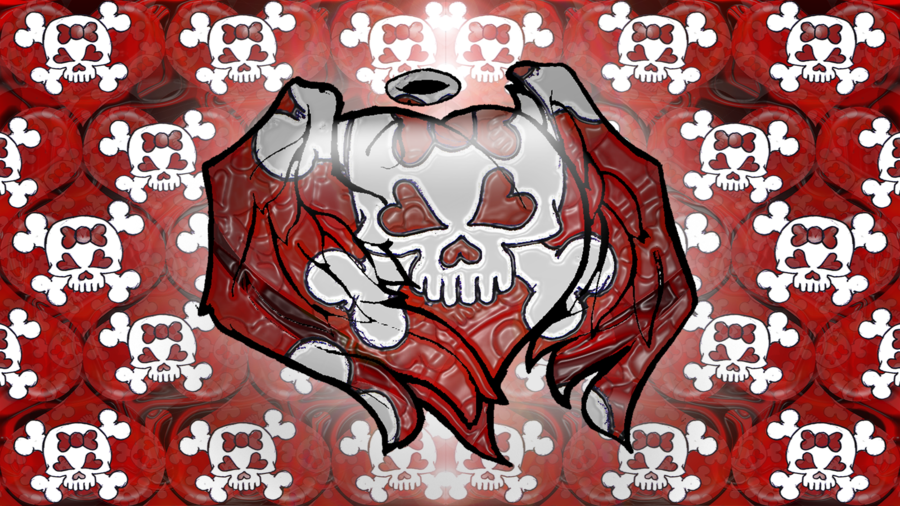 Girly Skull Wallpaper 01 by NIJMI3SKIJLL on deviantART