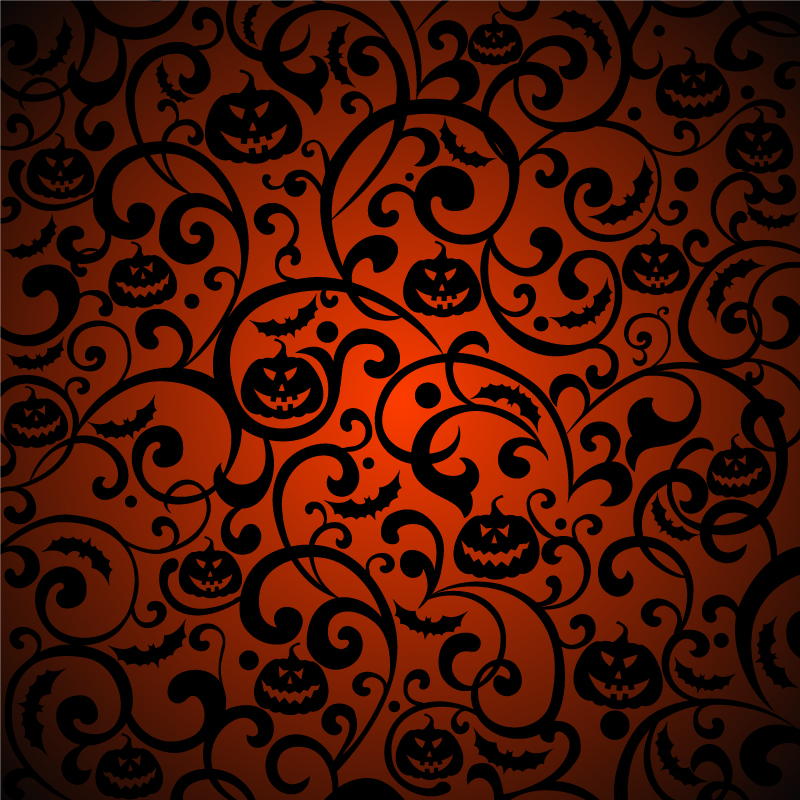 Halloween Pattern Background Vector Vector Graphic Download 800x800