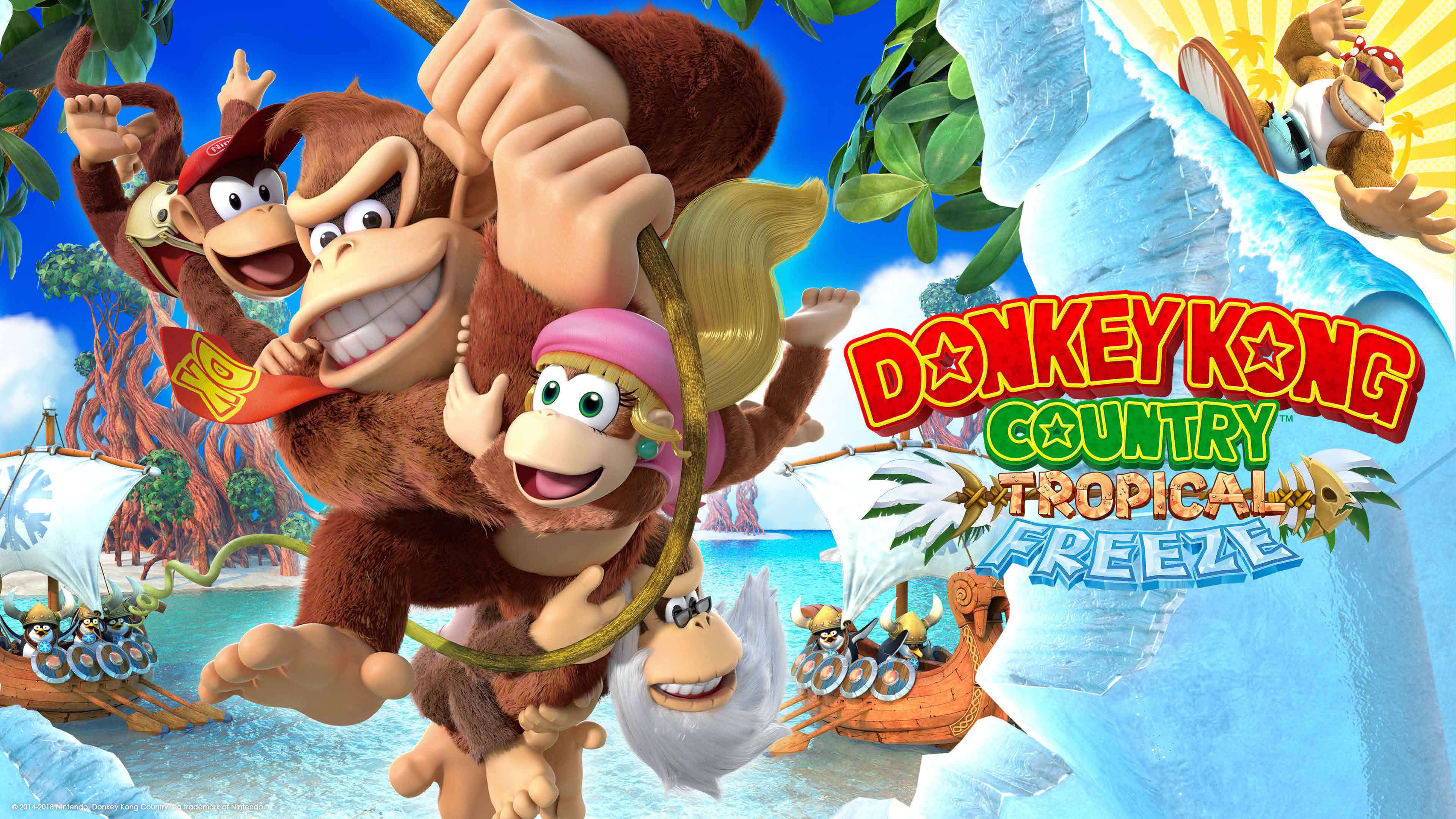 Donkey Kong Country Tropical Ze UHD 4k Wallpaper