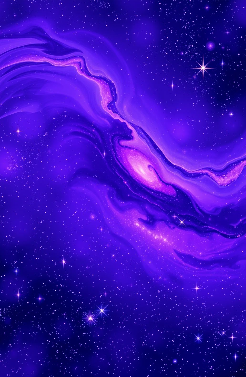 Purple Galaxy Wallpaper