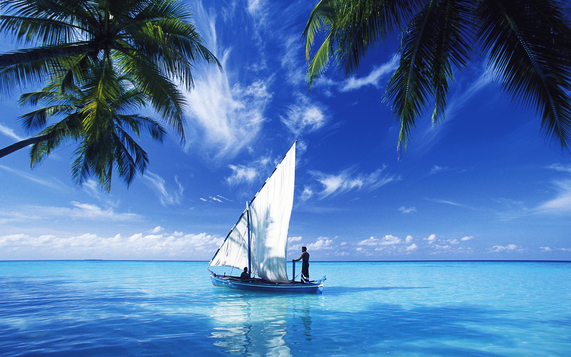 Sailing Over Indian Ocean Wallpaper HD