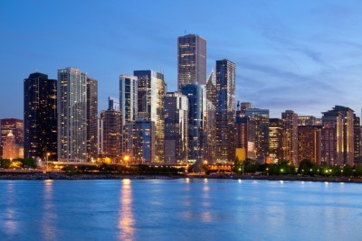 Chicago Skyline Wallpaper Winter HD