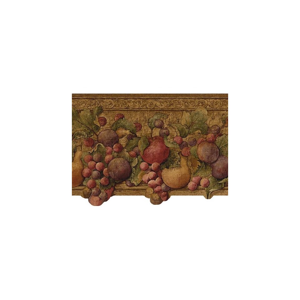 Free download Plum Fruit Grapes Wallpaper Border Kitchen Dining