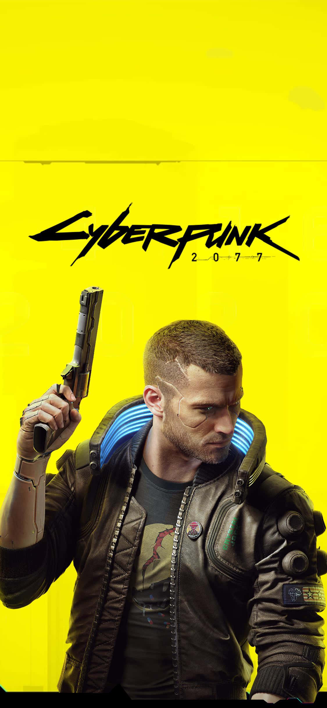 iPhone X Cyberpunk Background Wallpaper