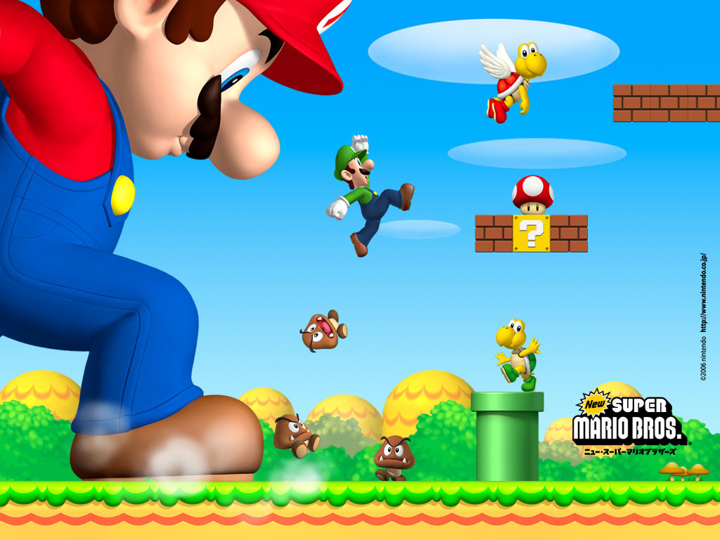 New Super Mario Brothers Bros Wallpaper