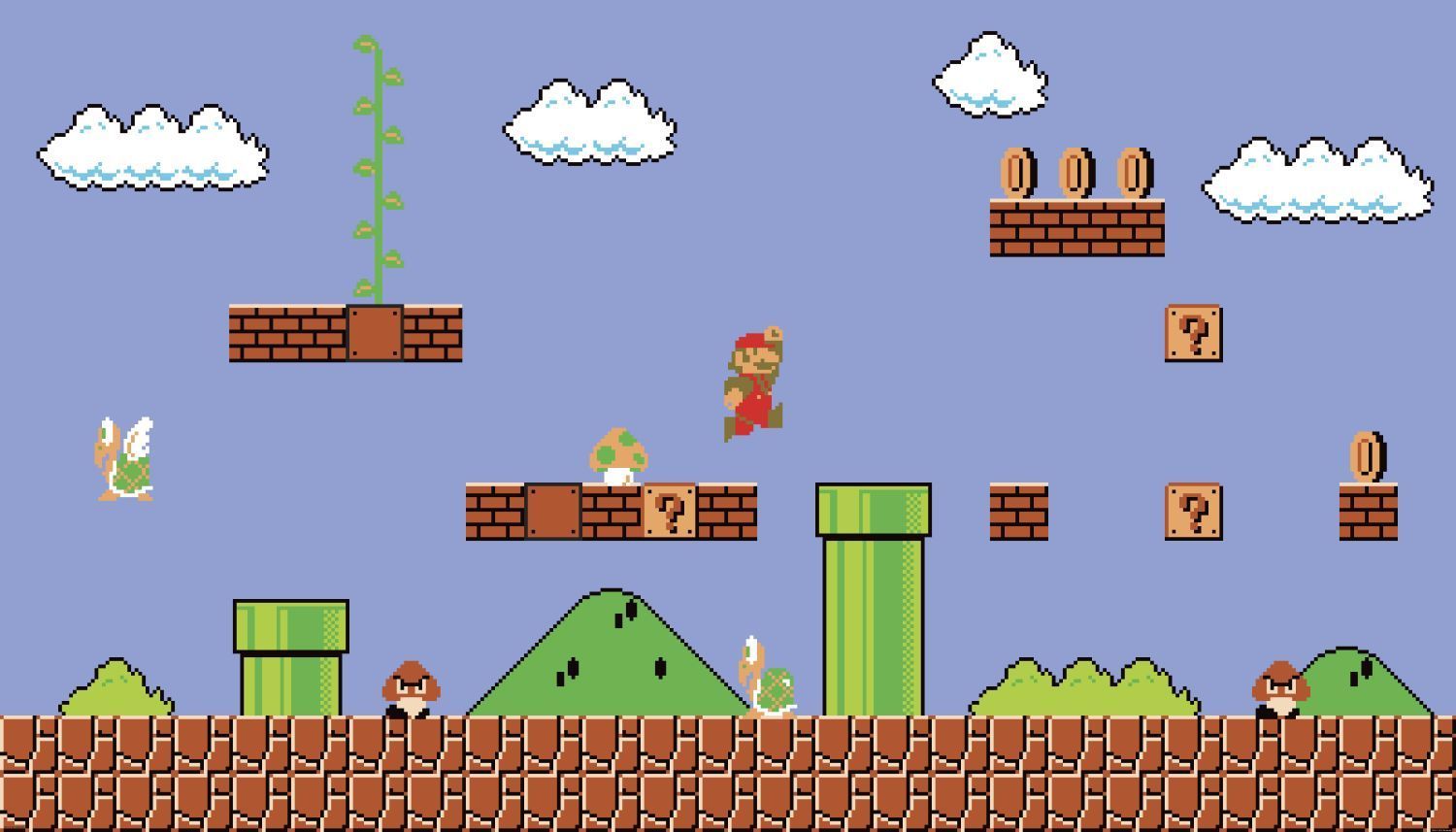 Retro Mario Wallpaper By Mejohnnyd