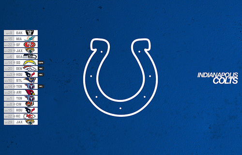 Indianapolis Colts Schedule Desktop Wallpaper Photo