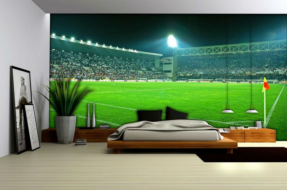 Football Stadium Wallpaper Mural   306VE   Football Bedrooms