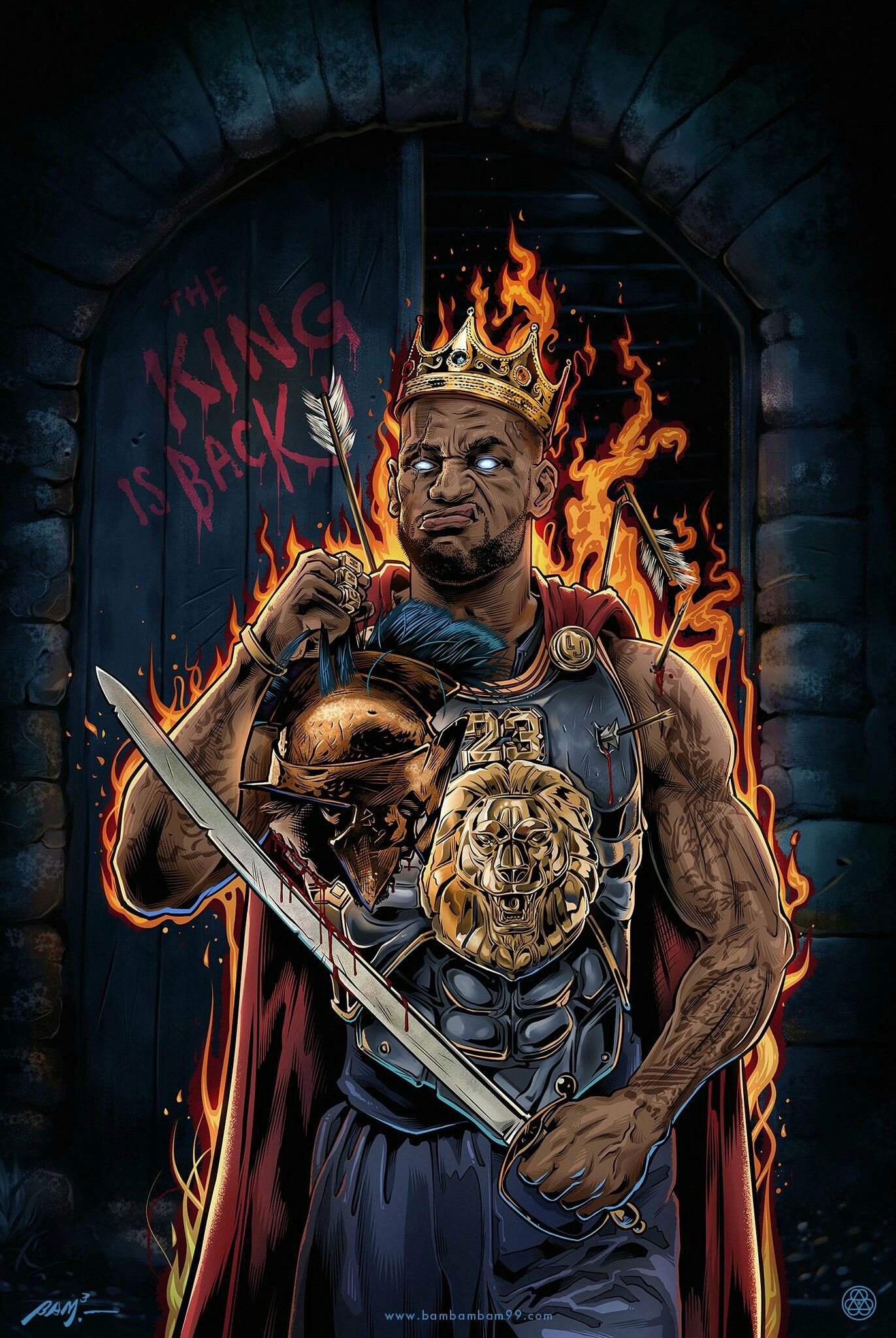 The King Is Back Wallpaper