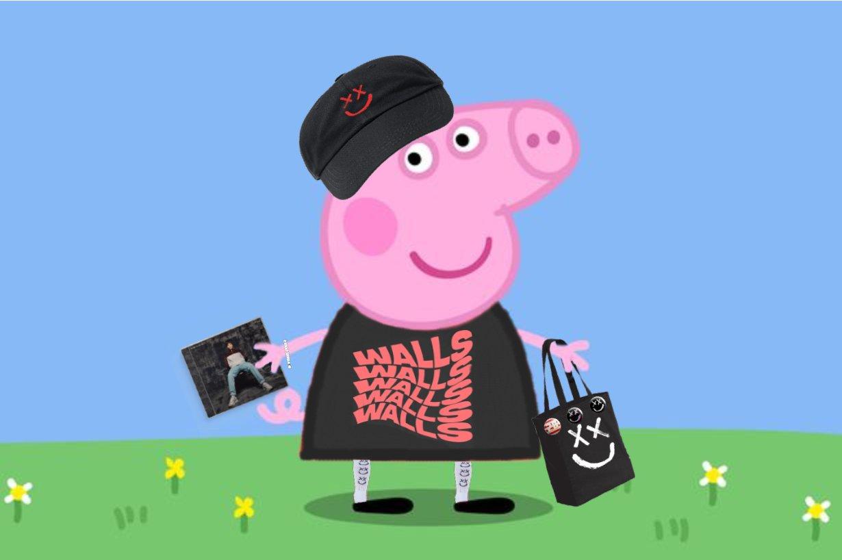 Peppa Pig Edits On X Oink Stream Walls By Louis Tomlinson