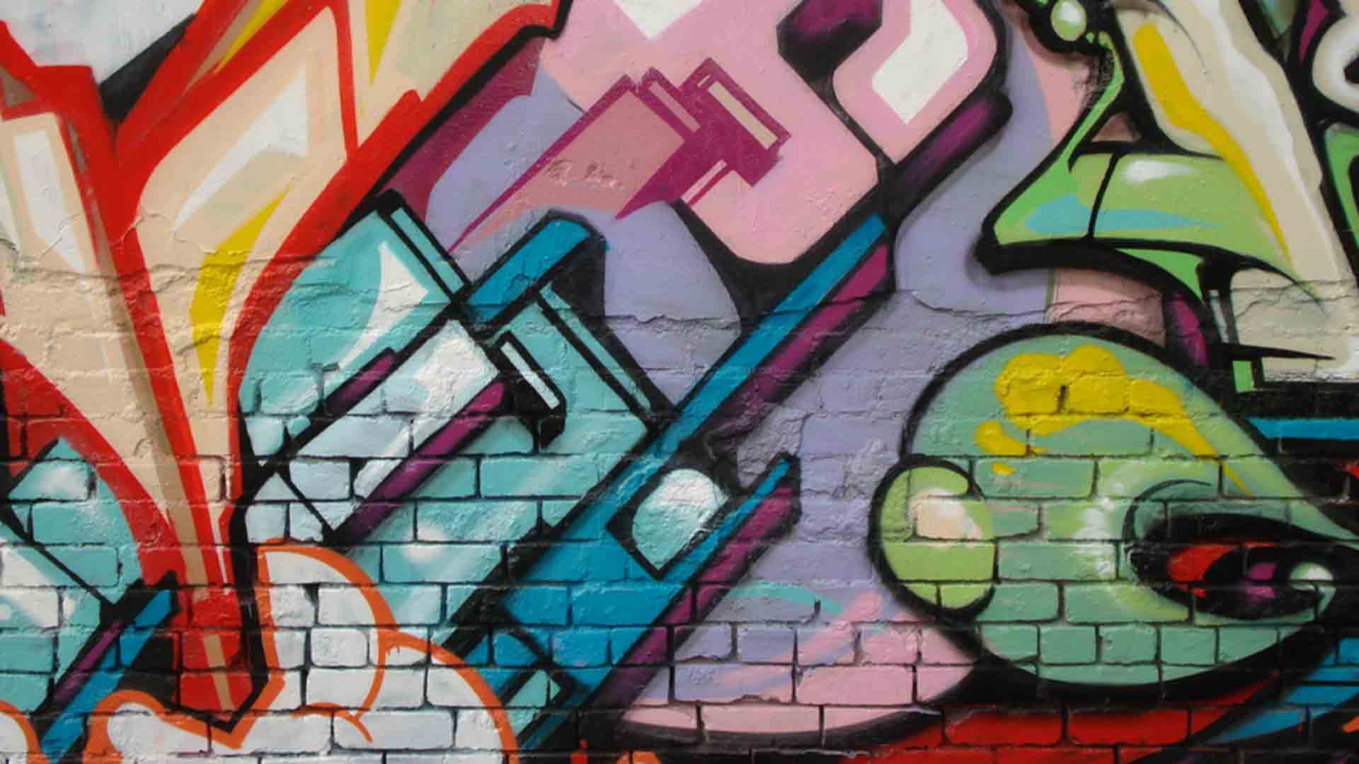 Wall Graffiti Desktop Wallpaper In HD