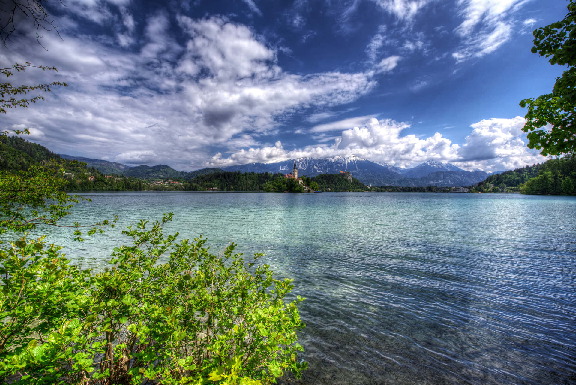 Lake Bled Ed From The Far North Wallpaper