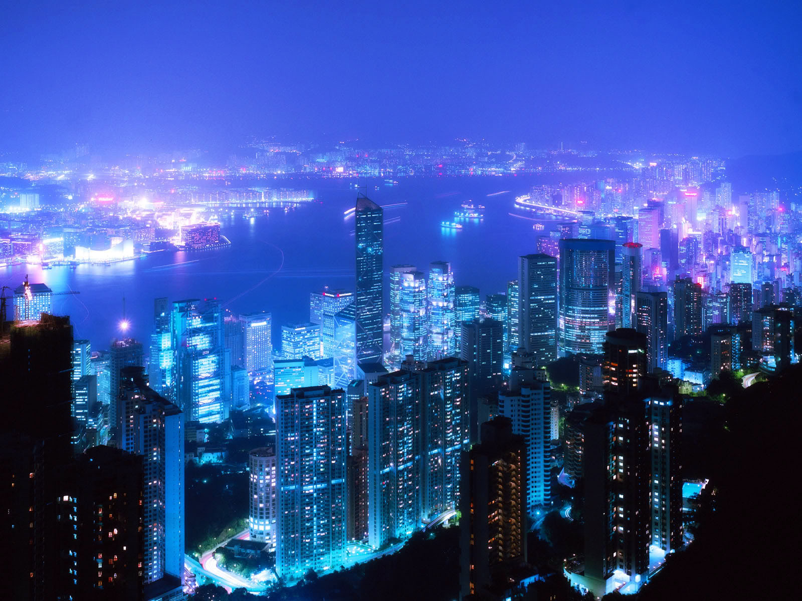 Cool Cities At Night HD Wallpaper