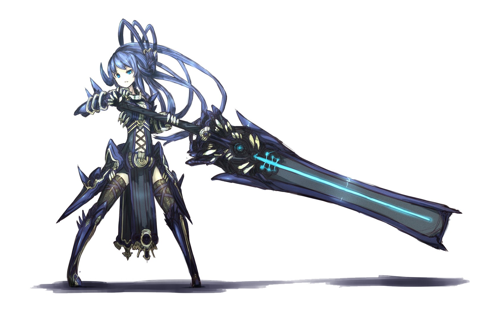 And Browse Blue Girl With A Sword Wallpaper Photos For