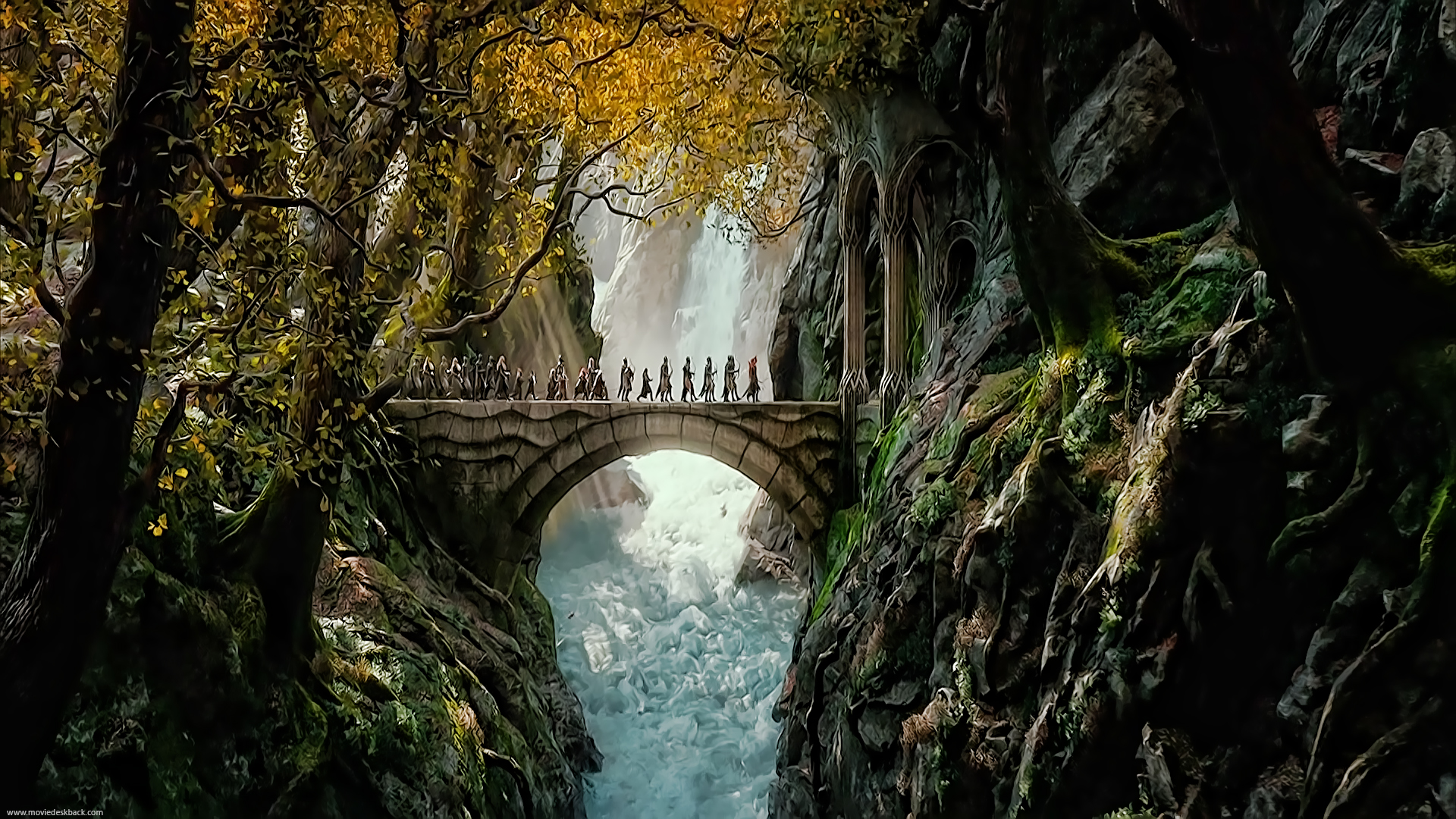 Desolation Of Smaug Fantastic Landscape Wallpaper Movie
