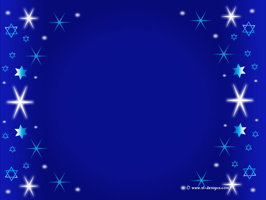 Hanukkah Wallpaper Blue Stars
