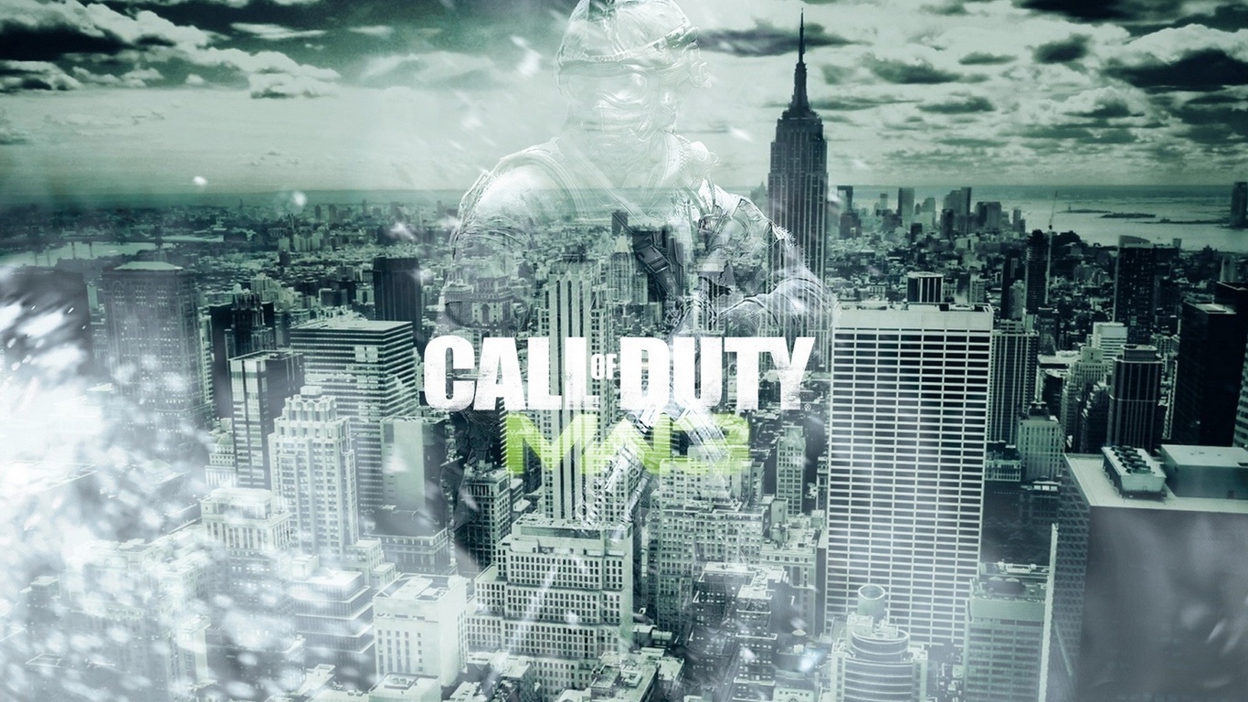 wallpapers call of duty mw3 cool games photo on the desktop 1366x768