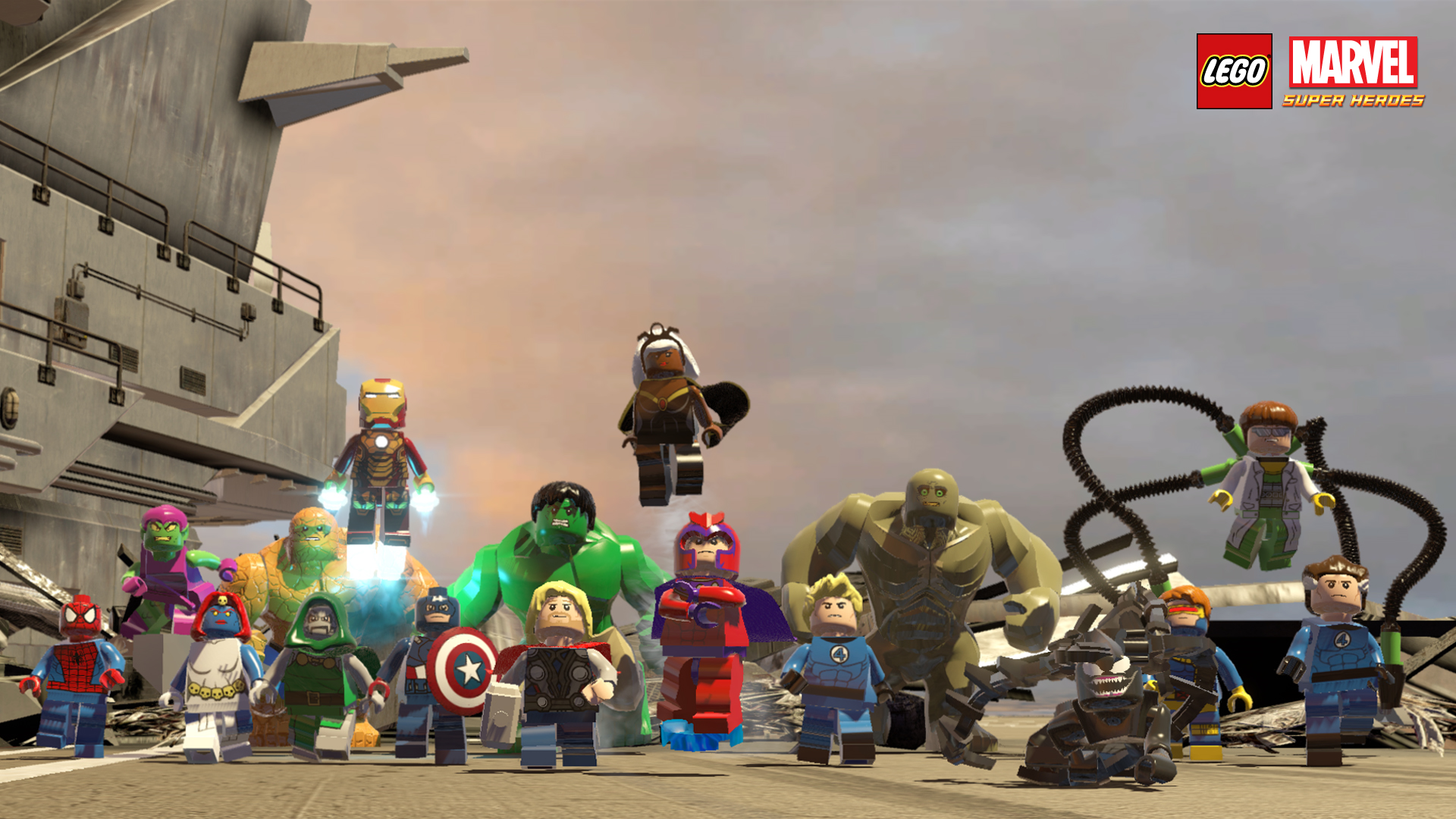 Lego Marvel Wallpaper Super Heroes Set