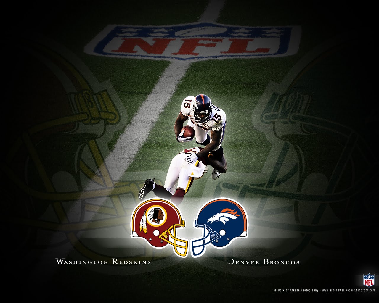 Arkane Nfl Wallpaper Battle Redskins Vs Broncos