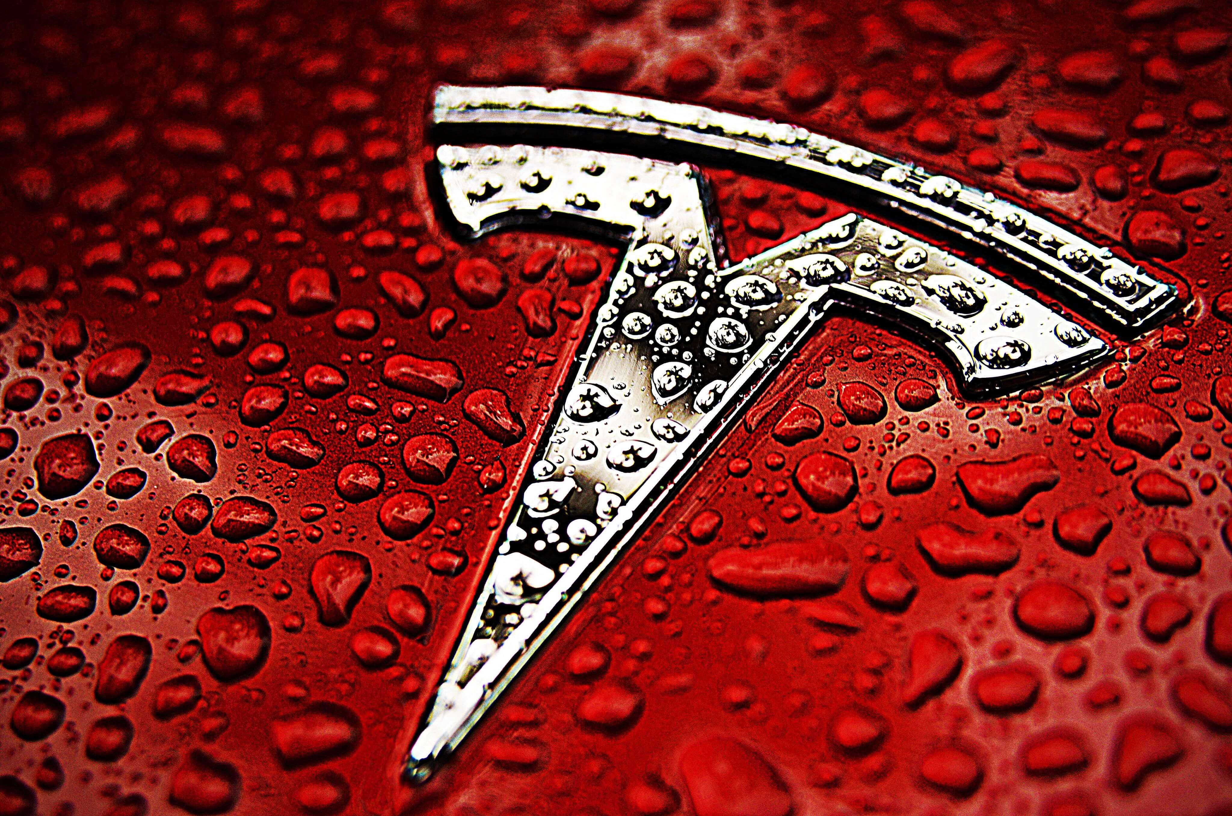 Tesla Logo Background Wallpaper 66064 4096x2713px