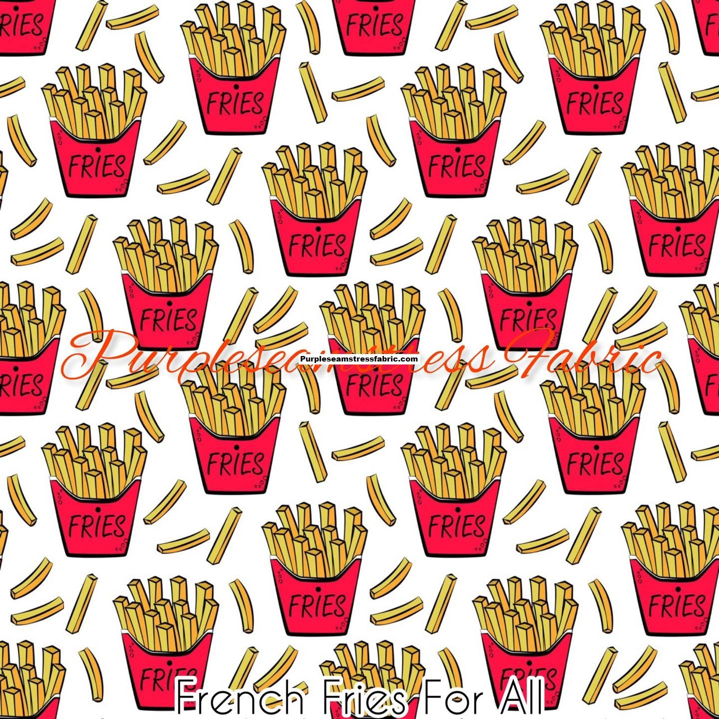Cute French Fries Wallpaper