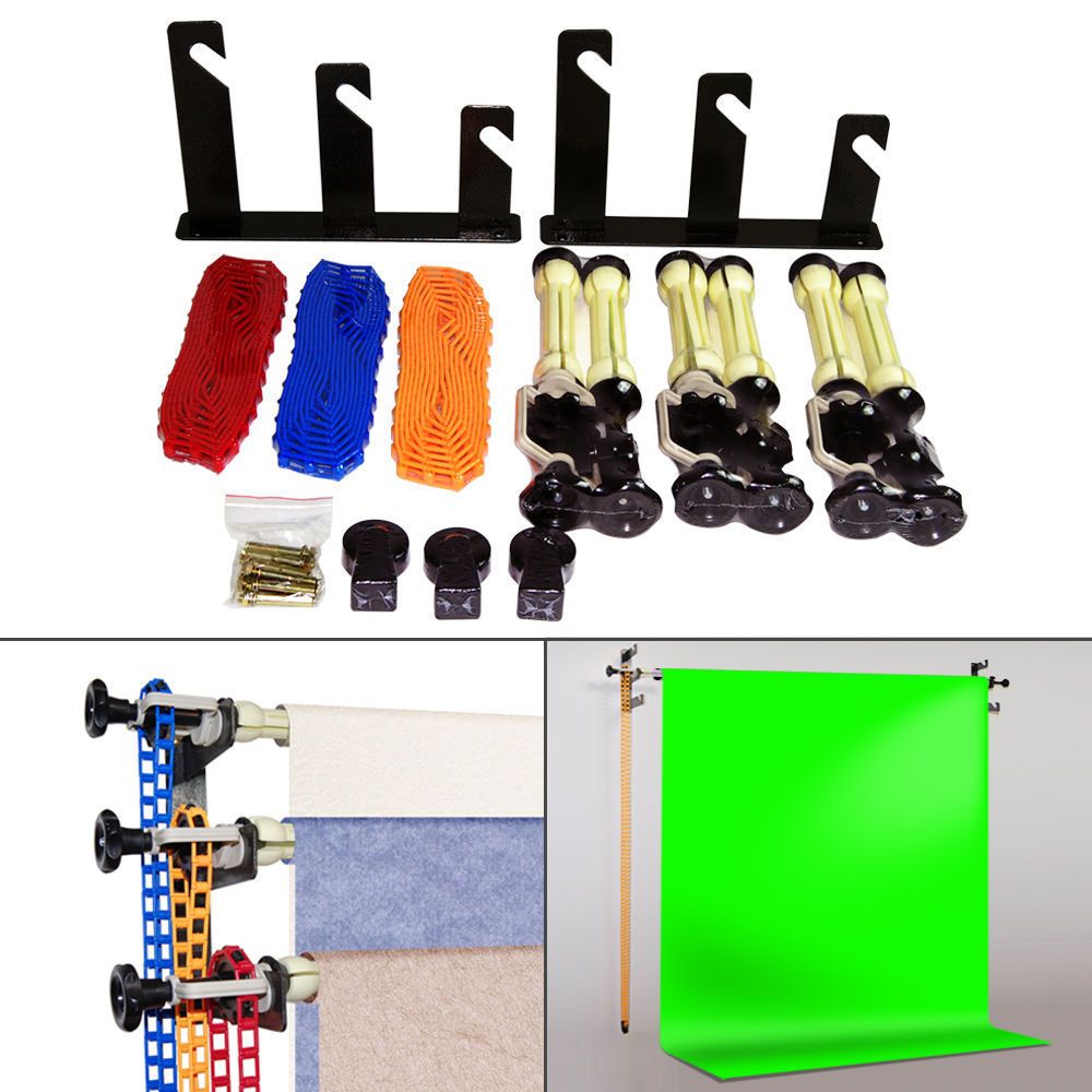 X Photography Rollers Wall Mounting Background Support System