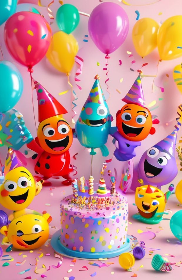 Cocomelon Happy BirtHDay Wallpaper