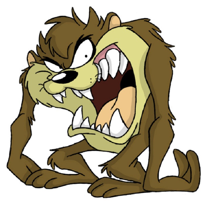 Pin Angry Taz Cartoon Character Wallpaper Tasmanian Devil Looney