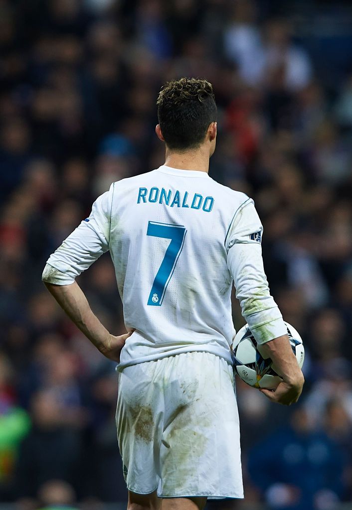 Madrid Spain April Cristiano Ronaldo Of Real Looks