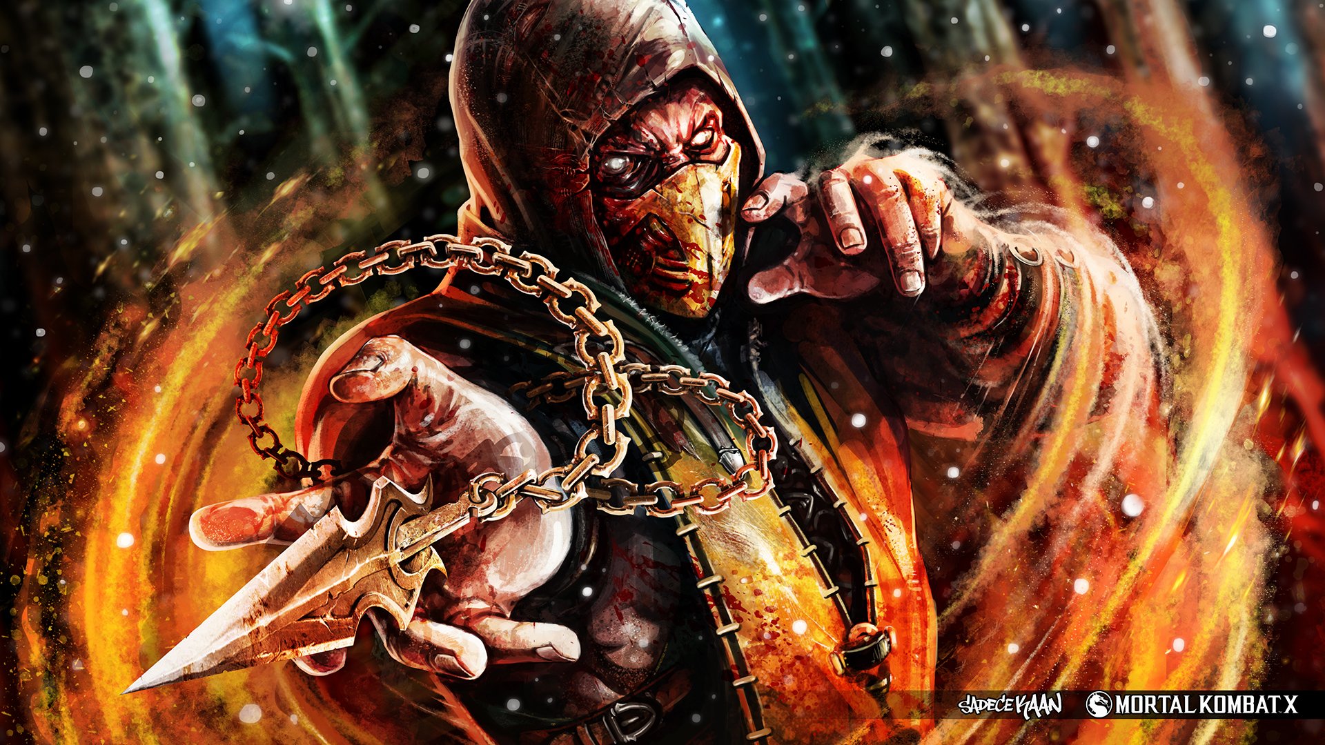 Scorpion Mortal Kombat HD Wallpaper Background Image Ideal