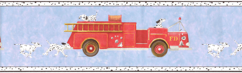 Free download Dalmatians Dogs Puppies Red Fire Truck Blue Wallpaper ...