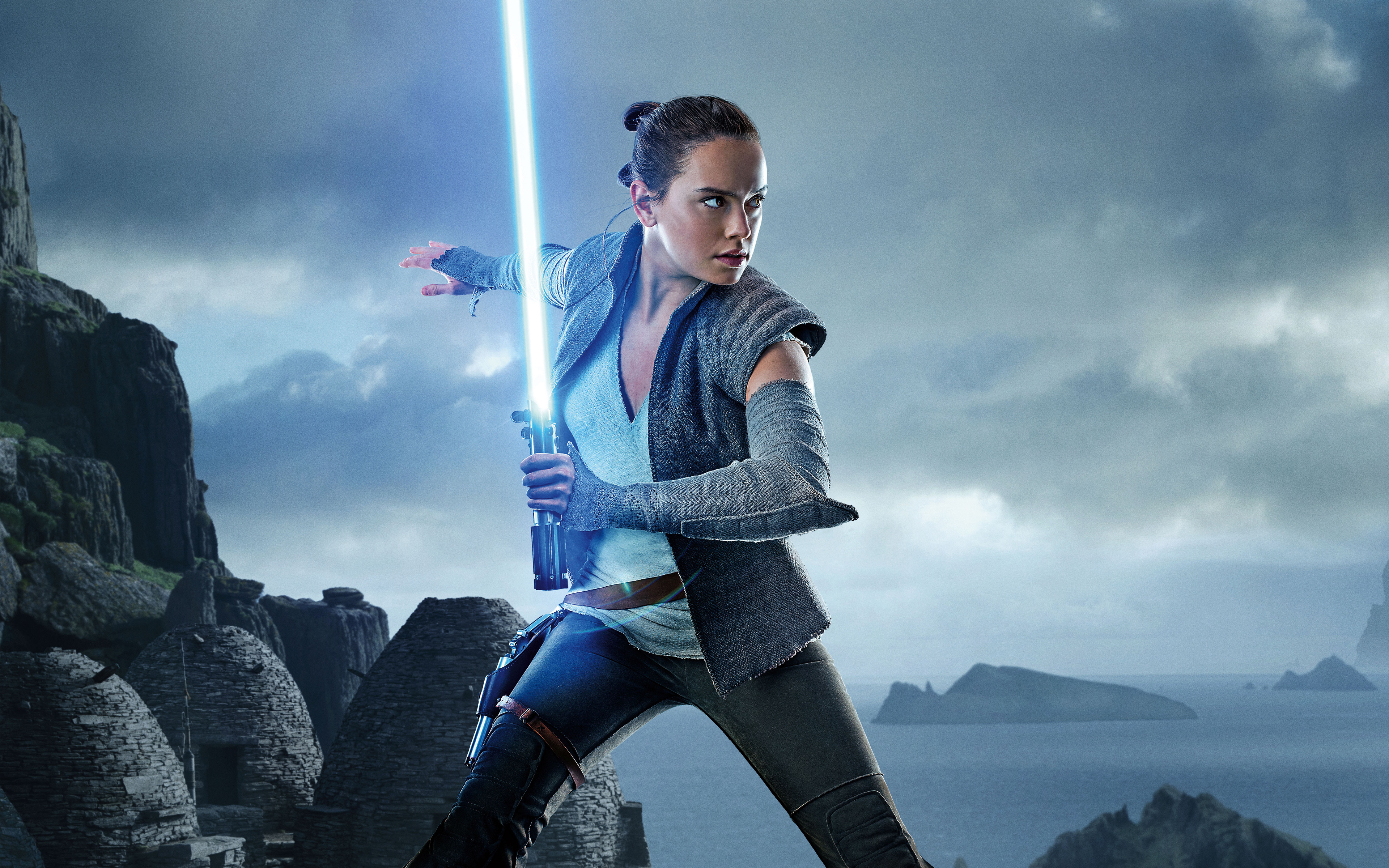 Wallpaper 4k Daisy Ridley As Rey Star Wars The Last Jedi 5k