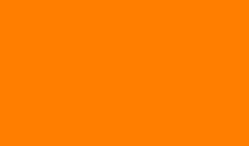  1024x600 resolution Amber Orange solid color background view and