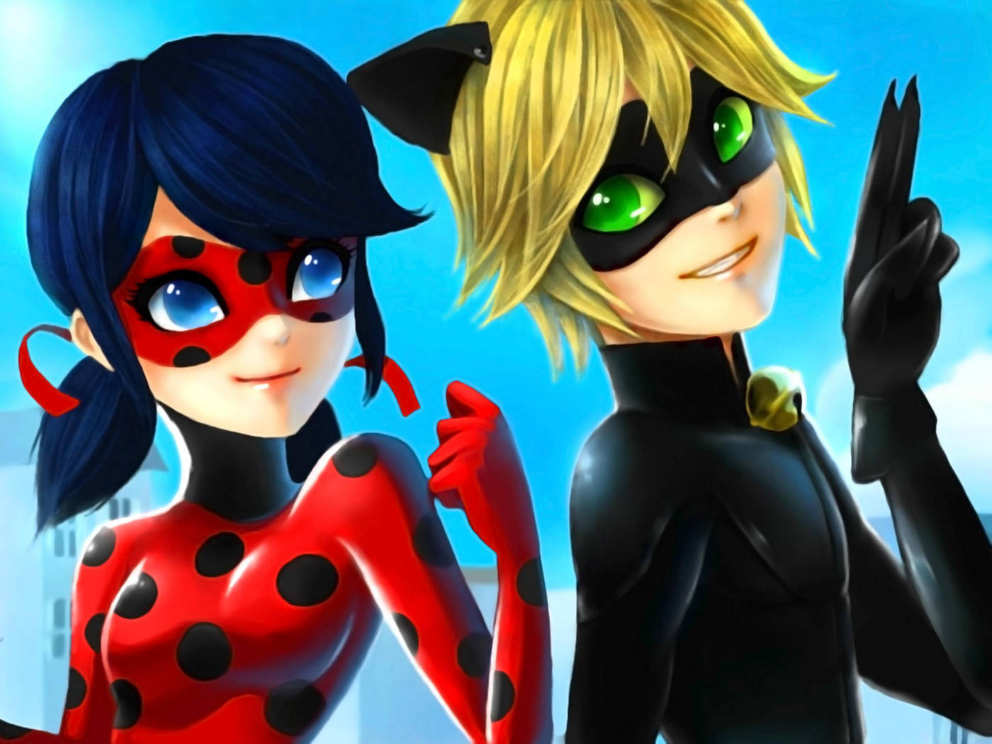Ladybug And Cat Noir Wallpaper