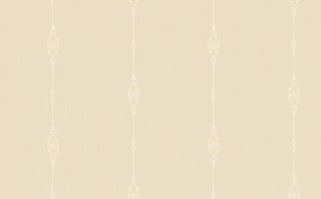 Zellige Striped Wallpaper In Metallic And Ivory Design By Seabrook