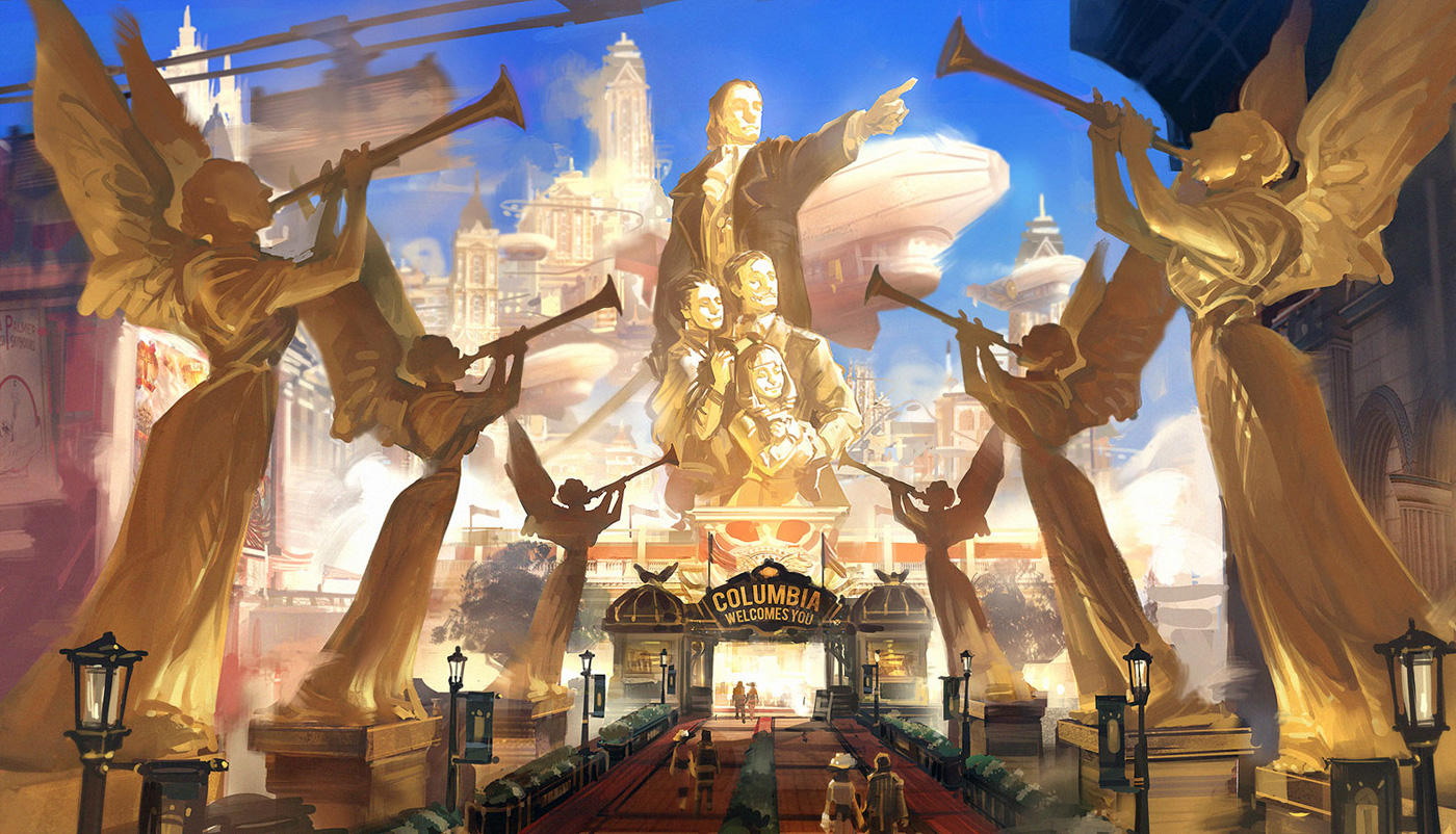 Bioshock Infinite Concept Art By Ben Lo World